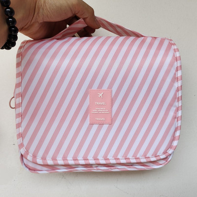 Aukštos kokybės moteriški makiažo krepšiai Kelioniniai kosmetikos krepšiai tualeto reikmenys Organizatorius vandeniui atsparus laikymas Neceser pakabinamas vonios skalbimo krepšys