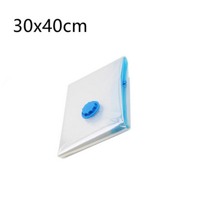 Skaidrus vakuuminis maišelis, erdvę taupantis drabužių tvarkytuvas, praktiškas laikymo priedas su užtrauktuku kelionei, spinta, palėpė, 50x70 cm