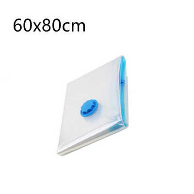 Skaidrus vakuuminis maišelis, erdvę taupantis drabužių tvarkytuvas, praktiškas laikymo priedas su užtrauktuku kelionei, spinta, palėpė, 50x70 cm