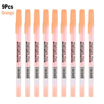 Set de 9 bucăți de culori, stilou cu cerneală gel de evidențiere, 0,8 mm, vârf de glonț, alb, argintiu, aur, pentru artă, desen, schiță, design, marker de scriere linie fină