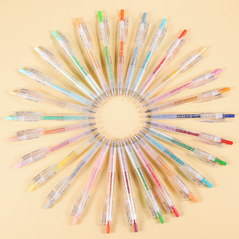 Комплект цветни гел химикалки Kawaii Химикалка за студенти Сладка гел химикалка Писане Креативно рисуване Офис Училищни пособия Канцеларски материали