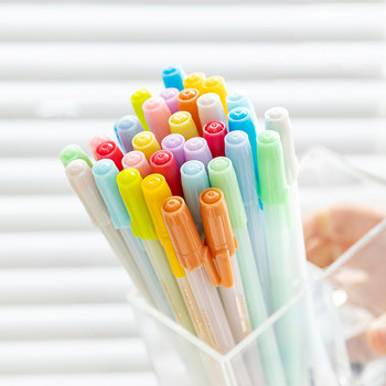 12 τμχ Σετ στυλό Jelly Color Fine Gel 0,5mm Συμβουλή για Σχέδιο Επισήμανση Μαρκαδόρου Επένδυση Office School A6282
