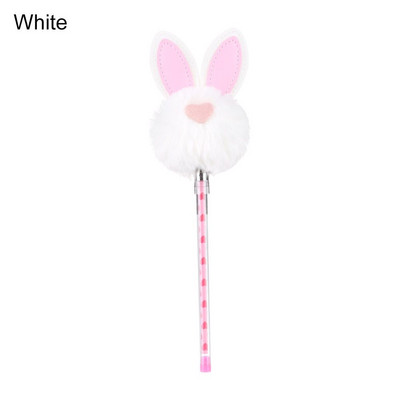 Λούτρινα Εργαλεία Γραφής Κουνελιού Μαθητή Creative Stationery Neutral στυλό Δώρο Gel στυλό