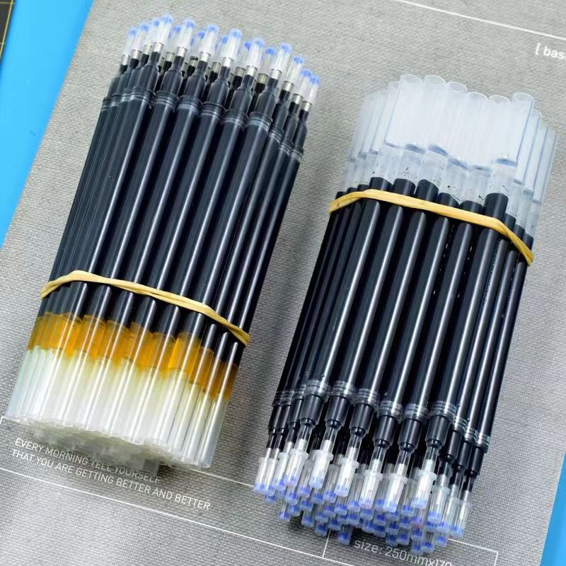 22 de bucăți stilou neutru de capacitate mare reumplere cap glonț 1,0/0,7/0,5 mm negru albastru roșu matuit birou semnătură student examen