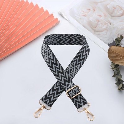 Reguliuojamas pečių krepšio dirželis Nailono mados spalvingos moteriškos rankenos Nauji Crossbody Priedai Keičiamas platus krepšio diržas