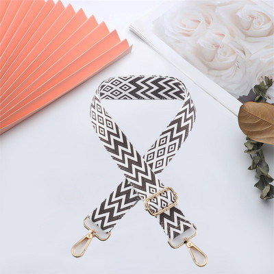 Reguliuojamas pečių krepšio dirželis Nailono mados spalvingos moteriškos rankenos Nauji Crossbody Priedai Keičiamas platus krepšio diržas