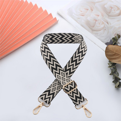 Reguliuojamas pečių krepšio dirželis Nailono mados spalvingos moteriškos rankenos Nauji Crossbody Priedai Keičiamas platus krepšio diržas