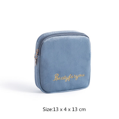Kelioninis aksesuarų krepšys Higieninės medvilnės įklotai laikymo krepšys, moteriškas mergaičių nešiojamasis mini kosmetinis lūpdažis servetėlių organizatorius maišeliai