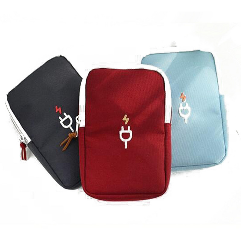 Kelionių įtaisų laikymo krepšys Nešiojamas skaitmeninis kabelių krepšys Elektronikos priedai Laikymas nešiojimo dėklas, skirtas USB maitinimo blokui