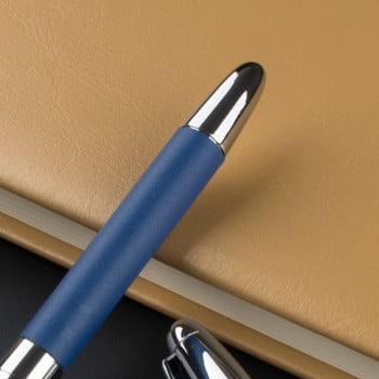 Υψηλής ποιότητας δερμάτινο μεταλλικό στυλό Rollerball Πολυτελή στυλό με μπίλια για γράψιμο Σχολικοί προμηθευτές γραφείου χαριτωμένα σταθερά