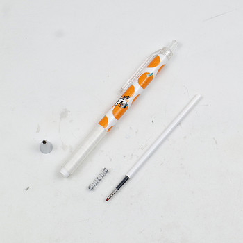 Cute Orange Gel Pen 0,5mm Μαύρο Μπλε και Κόκκινο Μελάνι Υψηλής Ποιότητας Τύπου Πέννα Gel Γράψιμο Σχολικό Είδη Γραφείου Χαρτικά 4τμχ/παρτίδα