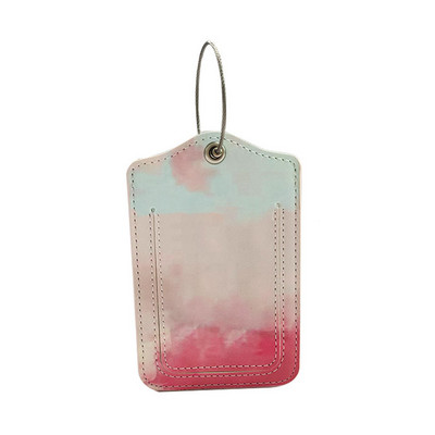 1vnt marmurinis aukštos kokybės PU odinis bagažo žymeklis lagamino ID nešiojamasis etiketės numetimo adreso laikiklis kelionės priedai