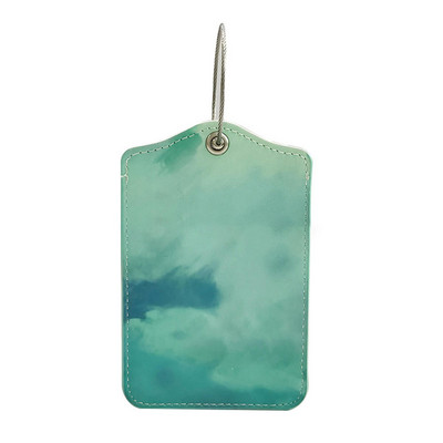 1vnt marmurinis aukštos kokybės PU odinis bagažo žymeklis lagamino ID nešiojamasis etiketės numetimo adreso laikiklis kelionės priedai