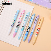 Yatniee 6vnt Mieli rašikliai juodo rašalo studentų biuro reikmenys rašikliai korėjietiškos raštinės reikmenys Tušinukas Kawaiii raštinės reikmenys