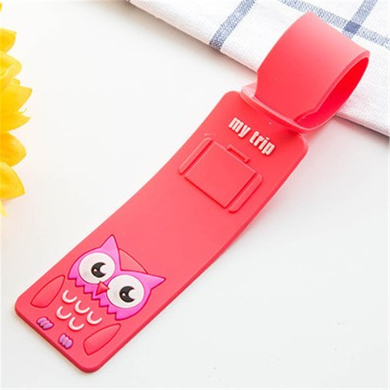 Multikas pagasisildi kate Reisitarvikud Silikoonist Kohvri ID Aadressihoidja Pagasi pardalemineku sildid Kaasaskantav silt