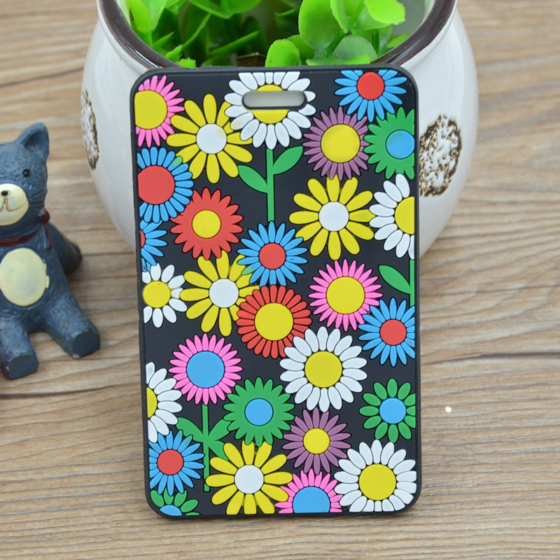 Πολύχρωμο παζλ Ετικέτα αποσκευών Silica Gel Βαλίτσα ID Διεύθυνση Κάτοχος αποσκευών Ετικέτες επιβίβασης Φορητή ετικέτα Αξεσουάρ ταξιδιού