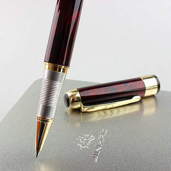 JINHAO 250 Rollerball Химикалка Търговски метални химикалки за училище Канцеларски материали Подарък Химикалка Черното мастило