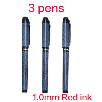 3 τεμ./Σετ 1,0/0,7/0,5 χιλιοστά Gel Στυλό Υψηλής Χωρητικότητας Μαύρο Μπλε Κόκκινο Αντικαταστάσιμο Μελάνι Γραφής Πένας Γραφείου/Σχολικά ουδέτερα προμήθειες