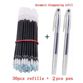 32Pcs/Σετ 0,5mm Automatic Disappearing Refill Fading Cartridge Disappear Slowly Writing Calligraphy Ink Ink Pen Refill