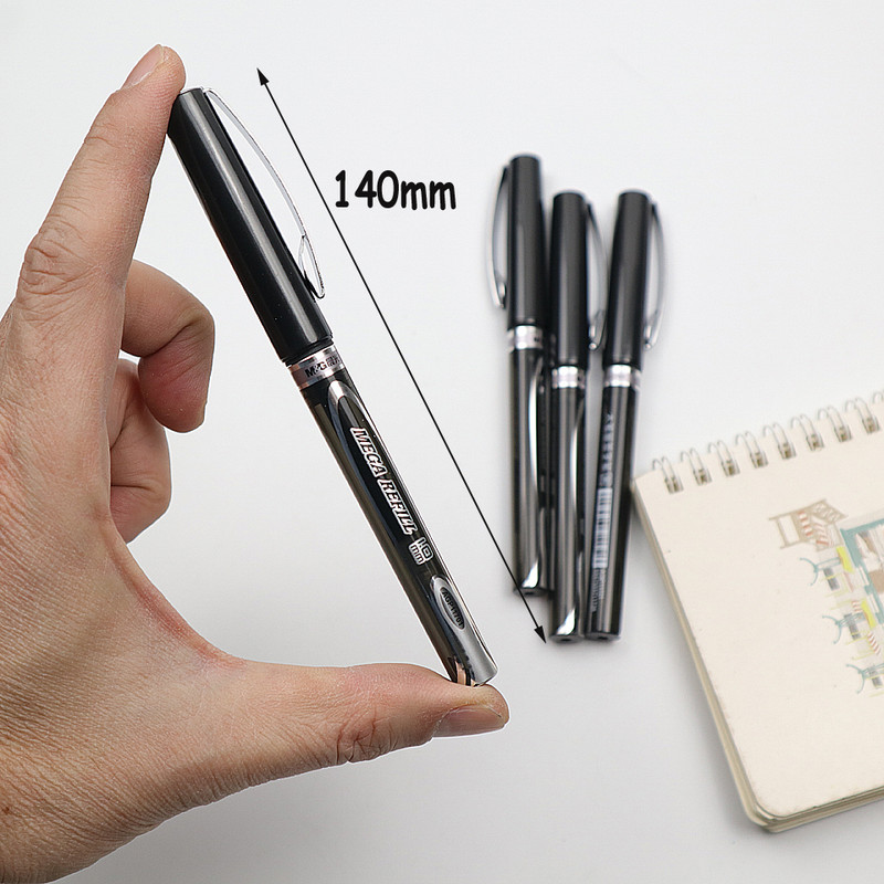 3 vnt gelinio rašiklio juodo rašalo 1,0 mm Aukščiausios kokybės labai geros rašymo gelio rašalo rašiklis Office Signature Neutralus rašiklio reikmenys Nemokami 3 papildymai