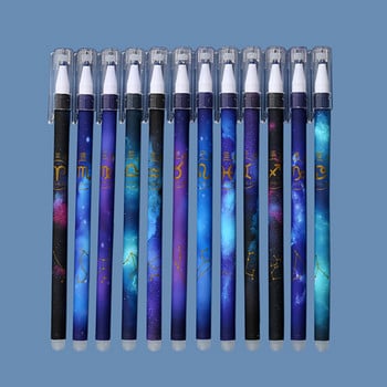 12 τμχ/παρτίδα Constellation Erasable Gel Pen 0,5mm Starry Blue Ink Pen For Girl Gift Office Erasable Pen School School Supplies