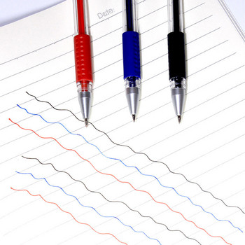 55 бр./партида 0,5 mm червено/черно/синьо мастилено гел химикалки пълнители прът гел химикалка за училищни канцеларски материали Консумативи за писане на ученици