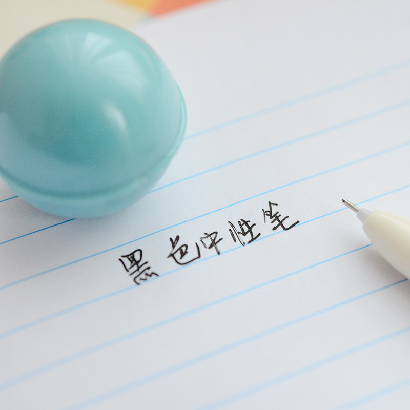 6 vnt Sweet Lollipop gelio rašiklio rinkinys 0,5 mm rutulinis juodos spalvos rašalas rašymui mokymosi dovana Naujovė Kanceliarinės prekės Biuro mokykla F921