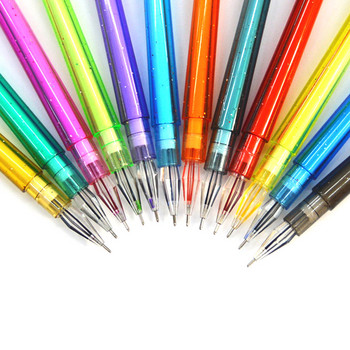Jonvon Satone 12 τμχ Cute Creative Stationery Kawaii Gel στυλό χρώματος στυλό για σχολικά εργαλεία Γραφείου και σχολικών ειδών Σετ στυλό μελανιού