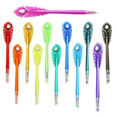 Jonvon Satone 12vnt mielas kūrybingas raštinės reikmenys Kawaii gelio rašiklio spalvotas rašiklis, skirtas mokyklos įrankiams Biuro ir mokyklinių reikmenų rašalinių rašiklių rinkinys