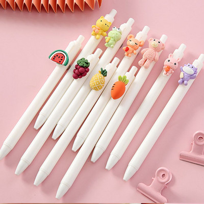 Mechanikus, aranyos, gyorsan száradó irodai kellékek íróeszközök Behúzható fekete tintapatronnyomó Semleges toll Gel Pen Signature Pen