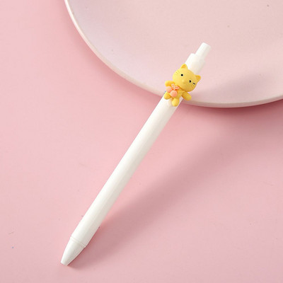Mechanikus, aranyos, gyorsan száradó irodai kellékek íróeszközök Behúzható fekete tintapatronnyomó Semleges toll Gel Pen Signature Pen