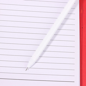 Сладка кожена топка Гел писалка Плюшена крава писалка с черно мастило Подписани химикалки Корейски канцеларски материали за момичета Подаръци