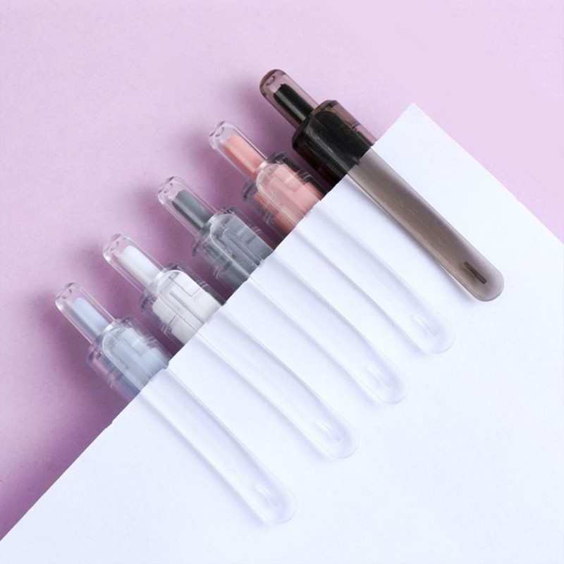 Greitai džiūstantis gelio rašiklio rinkinys 5 vnt./dėžutė juodo rašalo rašomas tušinukas ST Nib 0,5 mm neutralus gelio rašiklio mokykla