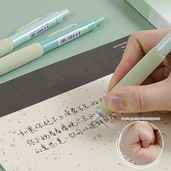 Бързосъхнеща гел химикалка Бързосъхнеща гел химикалка 4бр. Мека гъба тип преса Капацитет Пластмасова писалка за писане за училищни канцеларски материали