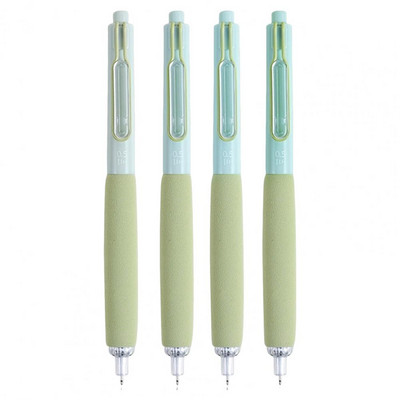 Greitai džiūstantis gelio rašiklis Greitai džiūstantis gelio rašiklis 4 vnt. Minkštos kempinės spaudos tipo talpos plastikinis rašomasis rašiklis mokyklos raštinės reikmenims