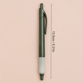 6 τμχ/παρτίδα Gel στυλό Σετ Soft Holding 0,5mm Ballpoint Black Color μελάνι για Γράψιμο Είδη γραφείου Χαρτικά Δώρο