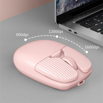 RYRA PC Gamer Office Безжична Bluetooth безшумна мишка 1600 DPI За MacBook Tablet Computer Laptop PC Mice 2.4G Wireless Mouse