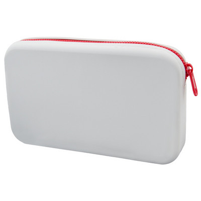 Silikonska kozmetička torbica Torbica za pohranjivanje šminke Vodootporna velikog kapaciteta s patentnim zatvaračem Putna prijenosna torbica za četke za šminkanje