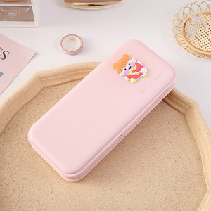 Mielas Macaron pieštukų dėklas Daugiafunkcis raštinės reikmenys matinis PP plastikinis pieštukų laikymo dėžutė studentų pieštukų dėklas Biuro reikmenys