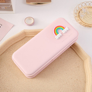 Mielas Macaron pieštukų dėklas Daugiafunkcis raštinės reikmenys matinis PP plastikinis pieštukų laikymo dėžutė studentų pieštukų dėklas Biuro reikmenys