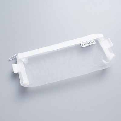 1 vnt. skaidraus tinklelio užtrauktuko rašiklio maišelis pieštuko dėklas Korėjos raštinės reikmenų mokyklinėms reikmenims „Grills“