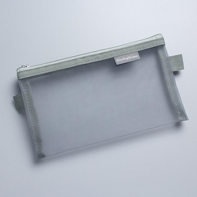 1 vnt. skaidraus tinklelio užtrauktuko rašiklio maišelis pieštuko dėklas Korėjos raštinės reikmenų mokyklinėms reikmenims „Grills“