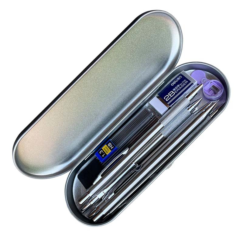 Kreativna višenamjenska metalna pernica, torba za olovke velikog kapaciteta, kutija za pohranu studentskog pribora, školski pribor, dječji poklon