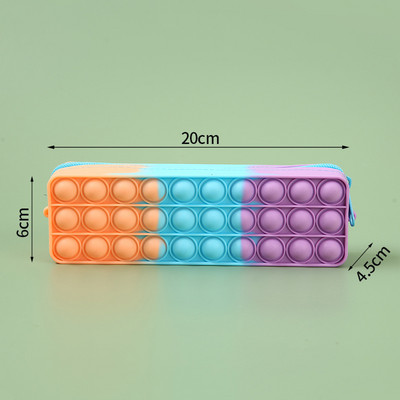 Pop Its Pernica Kawaii pribor Silikonska torbica za olovke Pernica Trousse Školski pribor Pernica Reduce Stres Interestin