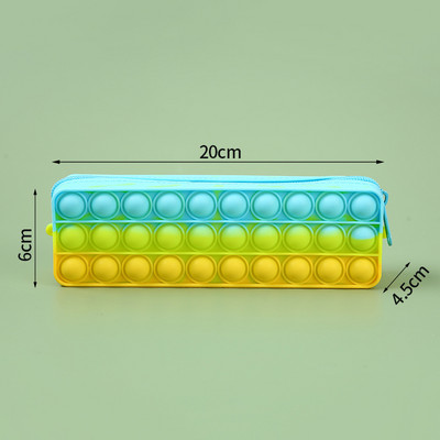 Pop Its Pernica Kawaii pribor Silikonska torbica za olovke Pernica Trousse Školski pribor Pernica Reduce Stres Interestin