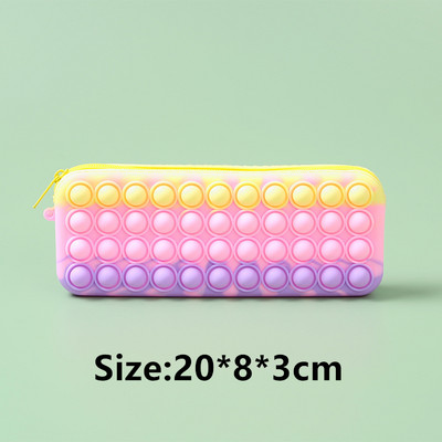 Pop Its Pernica Kawaii pribor Silikonska torbica za olovke Pernica Trousse Školski pribor Pernica Reduce Stres Interestin