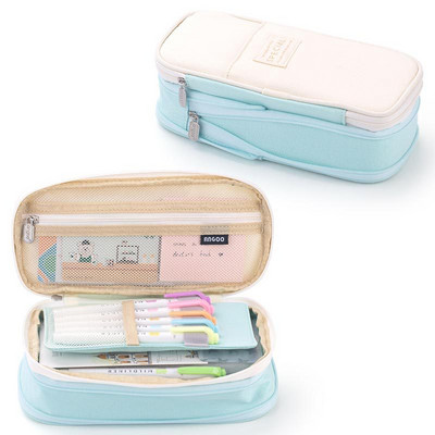 Kawaii tolltartó Aranyos ceruzatáska, nagy kapacitású, mosható írószertáska iskolai irodaszerek