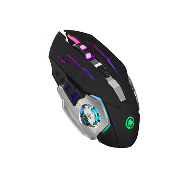 RYRA Gaming Mouse BT 5.0+2.4G безжична Bluetooth мишка Mute Ергономична мишка за компютър компютър лаптоп LED подсветка безжични мишки