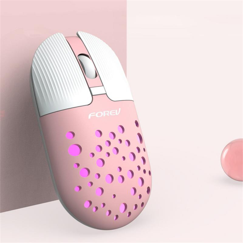 RYRA Αντιολισθητικό ποντίκι RGB USB2.4G Ασύρματο ποντίκι BT+2.4G Διπλής λειτουργίας Ποντίκι Gamer ανθεκτικό στον ιδρώτα για φορητό υπολογιστή Notebook Φορητός υπολογιστής Office Cute