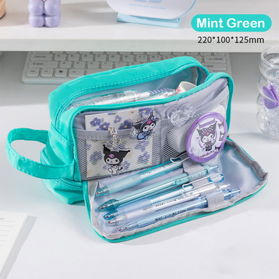 Kawaii pernica velikog kapaciteta Macaron torbica za olovke Jednostavna višenamjenska kutija za pisaći pribor Školski i uredski pribor